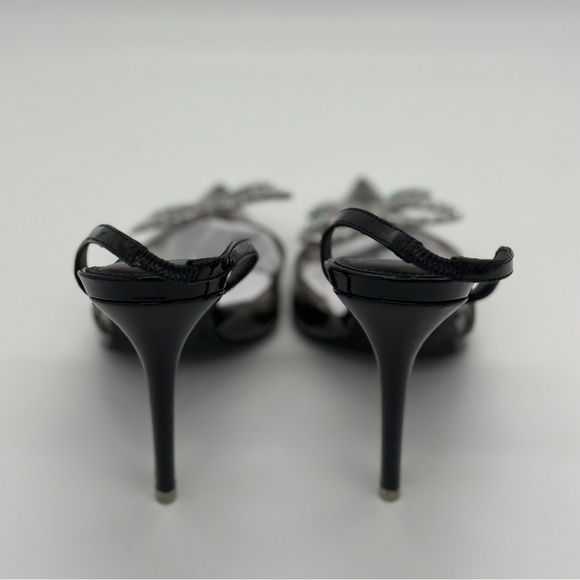 BLACK SUEDE STUDIO monroe black diamond bow heels - Picture 3 of 5
